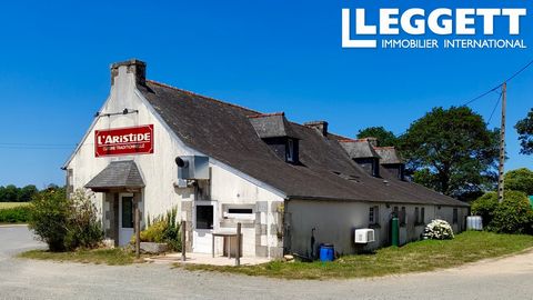 A23042SEB29 - Restaurant réputé de 120 couverts dans l'une des villes touristiques les plus prisées des Monts d'Arrée dans le Finistère avec une fréquentation toute l'année. Logement spacieux de 3 chambres 2 salles à manger séparées, un bar entièreme...