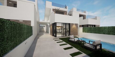 Are you looking for a luxury home in a privileged setting? We present these magnificent detached villas in Los Alcázares, just a few steps from the Mar Menor. These villas have a plot of 138 m², a constructed area of 104 m², 3 bedrooms, 2 bathrooms, ...