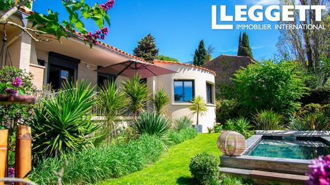A28167VS11 - Eligant villa with mature méditerranéen garden in the centre of Carcassonne. A short walk into the vibrant center of Carcassonne this property has every thing for family life indoors or outdoors. Close to everything Carcassonne has to of...