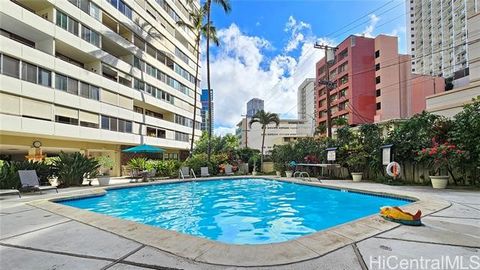 Newly Renovated Kalia 1-Bed, 1-Bath unit in Building B! Enjoy the cool breezes while being minutes from The Beach, Hilton Hawaiian Village, Aloha Kitchen, and other great shopping venues and eateries! This unit has been fully renovated with Fresh Pai...