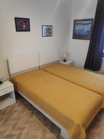 Apartment is equipped with flat-rate wi- fi connection, AC (cooling and heating), fridge, electric stove, 2 toilets ( one with bathtub).