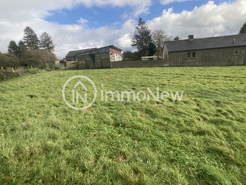 IMMONEW presents you in the town of Le Fresne Poret, 5 minutes from Sourdeval, 20 minutes from Vire, 30 minutes from Flers, in the heart of a village with its local shops, this fully serviced building plot with a surface area of 1522 m2 not overlooke...