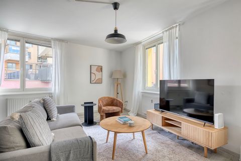 Show up and start living from day one in Vienna with this charming two bedroom apartment. You’ll love coming home to this thoughtfully furnished, beautifully designed, and fully-equipped 10th district - Favoriten home with stunning balcony views over...