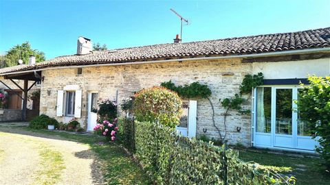 New listing, covering 211 m², very well presented rustic old stone house which is available for immediate occupation in complete comfort. Set in a privilege location in a small hamlet near the market town of Sauze-Vaussais at the end of a small lane....