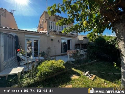 Fiche N°Id-LGB155504: Marseillan, Occupied life annuity house? of about 81 m2 including 4 room(s) including 2 bedroom(s) + Land of 234 m2 - View: Garden - Construction 1988 Old - Ancillary equipment: garden - terrace - garage - double glazing - veran...