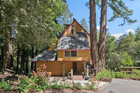 Escape the hustle and bustle of the city to discover this serene retreat nestled among towering redwoods! This 3-bedroom, 2.5-bathroom home boasts 1,655 sq ft and is situated on just over an acre. As you step onto the property, you're greeted by the ...