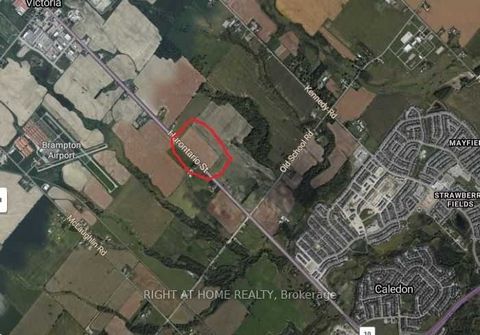 Welcome to a grand 9.6 acres here in Rural Caledon, just north of the city's new future proposal of Highway 413 & New Transit Corridor running through York, Peel and Halton regions! Making this 9.6 acres a high in demand gem with flat grounds that ha...