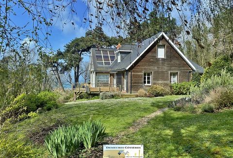 In ETRETAT, offering a magnificent view of the sea and the cliff below, absolute calm, an exceptional wooded environment... A villa with a living area of approximately 165 m2 offering top-of-the-range services, comfort, luminosity! If you would like ...