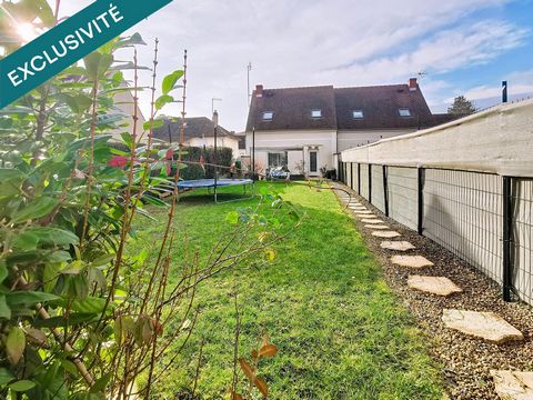Pavillon récent dans un bourg avec commerces et école: