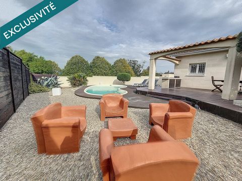 33650 Jolie maison de plain pied 117m², 3ch, piscine