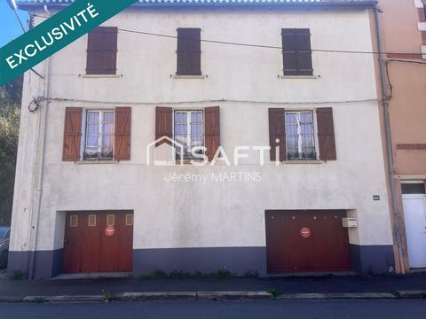 Maison 2 appartements, garages et jardin