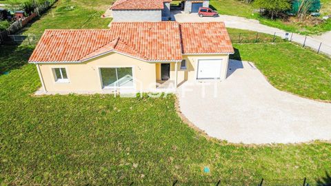 Jolie maison moderne de plain-pied sur un terrain de 1100 m² - Prigonrieux
