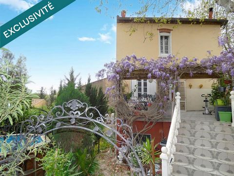 Maison de village 5 chambres avec jardin arboré et grand garage