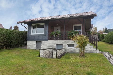 This small, detached holiday home is located in the state-recognised resort of Altenfeld and has a terrace with garden furniture and a garden with barbecue facilities. Play equipment for children is also available in the garden. The house is very cos...