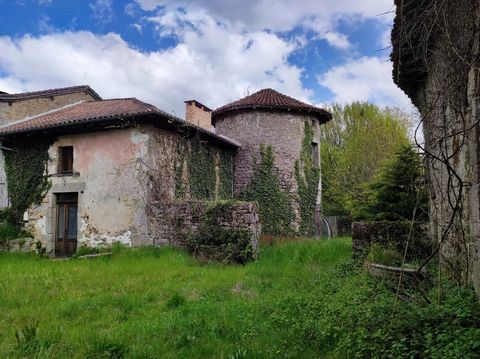 In the heart of a small hamlet, you will find this atypical granite stone building which offers you a house to finish renovating and its tower! Inside, the majestic fireplace overlooks the living room. Water and electricity have already been installe...