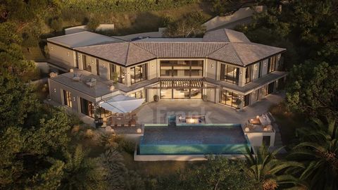 Presenting an exquisite contemporary villa project nestled in the charming Chemin du Castellaras, tucked away in a peaceful cul-de-sac on the western side, offering breathtaking panoramic vistas. This remarkable property graces the pinnacle of its ex...