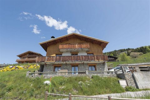 *INVESTMENT PROPERTY* This spacious detached house is divided into 3 apartments each with own entrance and a BUILDING PLOT + GARAGES. It is located in a small mountain village right before La Rosière, which is the SAN BERNADO ski domaine where you ca...