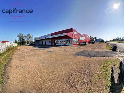 Dpt Saône et Loire (71), à vendre VITRY EN CHAROLLAIS Local commercial de 975m2 toitures et nombreux travaux suite sinistre grêle 06/2022