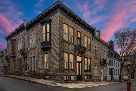 This exceptional property, located in the heart of Old Quebec, represents a rare opportunity to acquire a beautifully preserved and updated piece of history with refined contemporary elegance. Just steps away from the majestic Chateau Frontenac, this...