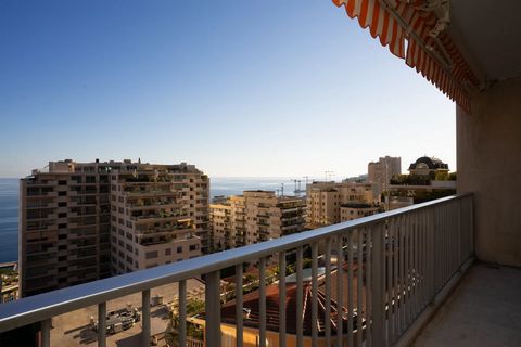 In the Saint Roman district of Monaco, in a luxury residence close to the beaches, with 24/7 concierge, beautiful luminous 2 bedroom apartment with magnificent sea view. With a floor area of approx. 118 m2, modern interiors, it comprises an entrance ...