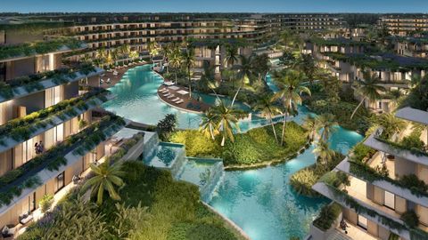 River Island/n/rRiver Island in Punta Cana is a unique concept, ideal for investing. This development integrates your experience with the best of nature. This spectacular design consists of buildings linked together by a slow-flowing swimming pool an...