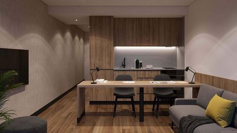 It is a new development in the parish of Bonfim, in Porto, which offers 50 apartments with top amenities. The front desk is always ready to welcome residents and provide assistance. The Kitchen Hub is fully equipped, making cooking a breeze. Resident...