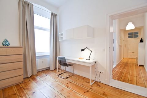 A two room apartment furnished in Ikeastil. A living area with integrated kitchen. In the bedroom you have a very comfortable double bed and a large wardrobe. A work table in the bedroom lets you work undisturbed. A modern bathroom with shower comple...