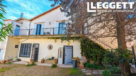A28745ES34 - Great character property with garden and parking offering flexible accommodation in the heart of a popular village situated between Mèze and Marseillan in the Hérault region of the Languedoc Rousillon. This property would make a great be...
