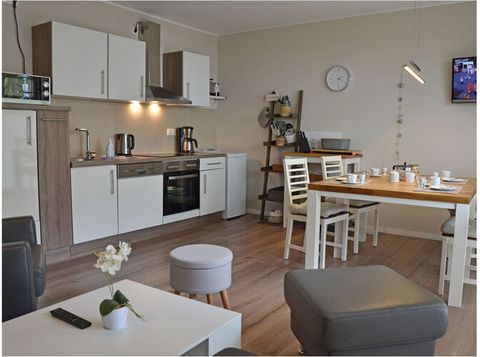 Beach holiday in Juliusruh - only 3 minutes walk to the sandy beach of the Baltic Sea! Modern furnishings with large terrace, up to 4 people with 2 bedrooms