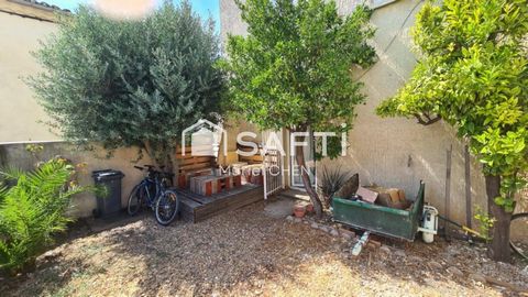 LUNEL-VIEL : IDEAL INVESTISSEUR : Maison de village comprenant deux logements + garage