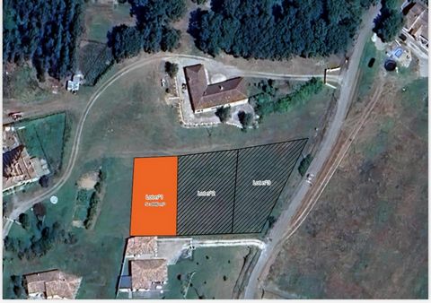 Terrain constructible en lotissement, viabilisé