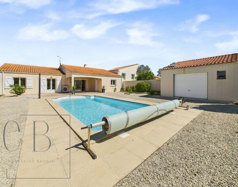 Maison de plain-pied familiale 130m2 avec piscine