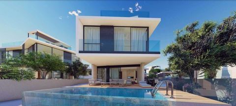 Exquisite Three Bedroom Detached Villa For Sale in Chloraka, Paphos - Title Deeds (New Build Process) A unique modern beachfront development of 3 bedroom villas for sale next to a 5-star beach hotel and close to a plethora of Paphos’ most popular att...