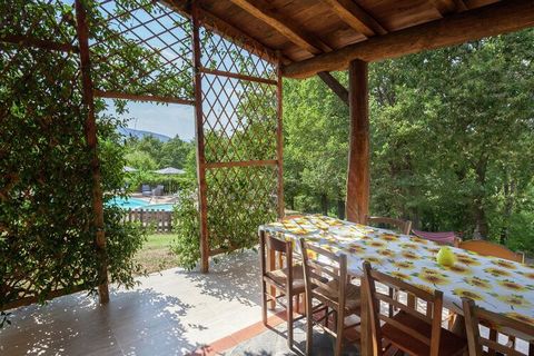 This 5-bedroom farmhouse in Aulla has a private swimming pool and a lovely terrace to relax. It can accommodate 15 people comfortably and is ideal for large groups or joint families with kids. There are many interesting places to explore in the vicin...