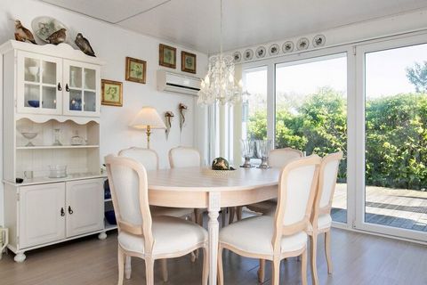 This thatched cottage is located in quiet surroundings at the end of a cul de sac and close to the sea at Nørlev Strand. The house is decorated in a romantic style with a focus on cosiness. Two bedrooms with good beds and closet space, spacious bathr...