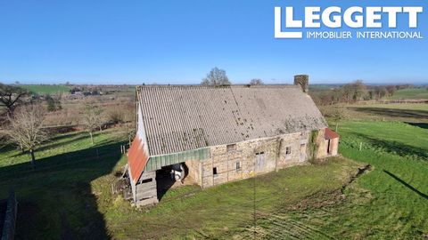 A06944 - An old agricultural building including an old house, shed for production of Calvados and apple juice in the old days and attached barn, all to completely renovate. potential for 4 bedrooms. There are fabulous views at this location where the...