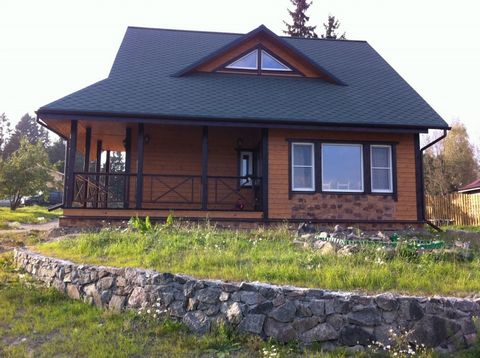 Offer №50008 2-storey house of 135 m2 (timber) on a plot of 30 cells., 18 km from the city Lahdenpohja. 170 km from St. Petersburg on the highway to the town of Priozersk Kurkiёki. Private guest house for a family holiday with friends (8 + 2) on the ...