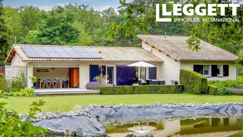 A22207MLO16 - Situated within a short distance of Lesiganc Durand which has a bar / restaurant and the leisure lakes of the Haute Charente is this beautiful 2 bedroom detached house on one level (with a mezzanine used as a 3rd occasional bedroom). Th...