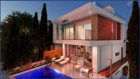 Four Bedroom Detached Villa For Sale in Kissonerga, Paphos - Title Deeds (New Build Process) PRICE REDUCTION!! (WAS from €1,638,000 + VAT) Introducing this project, an exquisite new development, nestled in the serene coastal surroundings of Kissonerg...