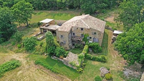It is at the end of a dirt road that you will discover this authentic farmhouse which can only remind you of Giono's novels. The imposing building faces the Luberon which you can almost touch. Although restored over the centuries, the base of the hou...