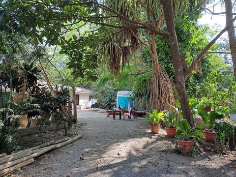 Discover Casa La Playa, a surprising property waiting to be revitalized in the heart of Playa Samara Beach. Situated on a quarter-acre of titled land, this property offers endless possibilities for renovation and investment. Featuring an old 2-bedroo...
