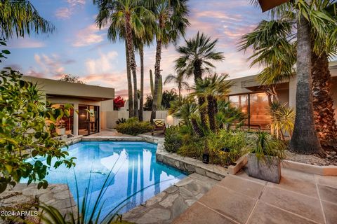 Nestled in the exclusive gated retreat at The Pinnacle, adjacent to the private Pinnacle Peak Country Club in North Scottsdale! This stunning 3 bedroom, 3 bath home consists of 2 bedrooms and 2 baths in the main house, along with a casita that can se...