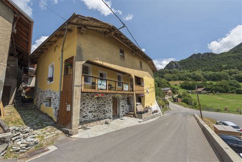 This is a charming south facing village house with a barn for further development. It is perched above the most breath-taking views and is located in the village of NOTRE DAME DU PRE, which is a lovely mountain village handily located for skiing in L...