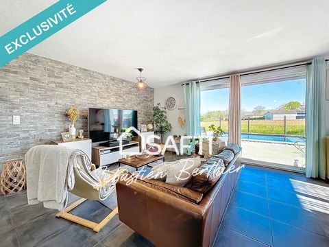 Villa contemporaine 2018 - 95m² - 3 chambres- Terrain 602m² -Piscine - Garage