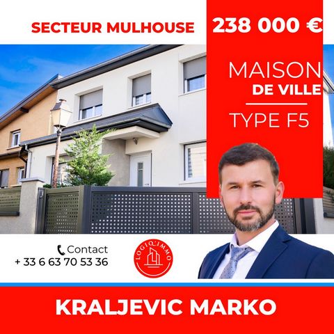 A superb house, located near the city center of Mulhouse This property embodies comfort and elegance in an accessible and convenient setting. As soon as you enter, it seduces with its welcoming atmosphere and impeccable finishes, offering a real feel...