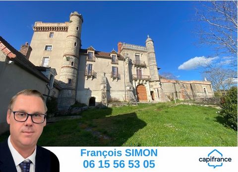 Dpt Saône et Loire (71)à vendre Proche GIVRY (côte chalonnaise) château 11 pièces de 350 m² - Terrain de 4 123 m²