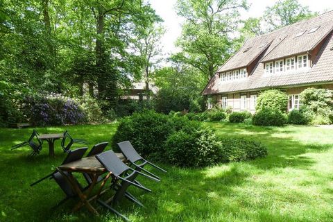 Large apartment for a maximum of four people with chic roof beams and rural charm. The kitchen is equipped with everything you need for self-catering, and the living and dining room area invites you to relax. The children can romp and play in the lar...