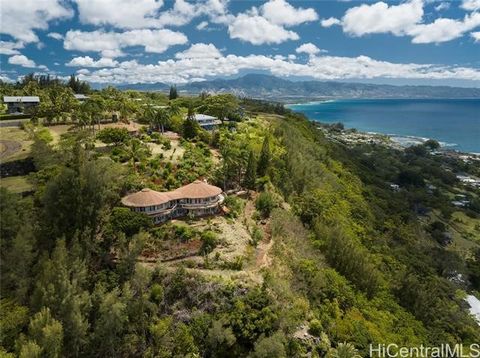 Amazing opportunity to own 2 acres of country-zoned land on the coveted Pupkea Hilltop on the North Shore of Oahu. With its mature royal palms, various fruit trees, and unobstructed ocean and coastline views from Kaiena Point to Bonzai Pipeline; this...