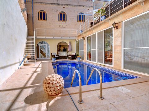 A remarkable townhouse situated in the heart of this most prestigious residential area of Lija's UCA village core. Bright and spacious accommodation comprises a welcoming wide entrance hall a study and an open plan sitting dining and kitchen with bre...