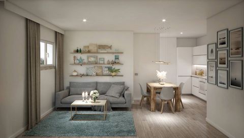 BADESI (SS) (Code BAD-Mare2A) We offer for sale a three-room apartment located on the mezzanine floor of a building to be built in the central Via Mare. The property has an independent entrance, living area with kitchenette, two bedrooms and a spacio...